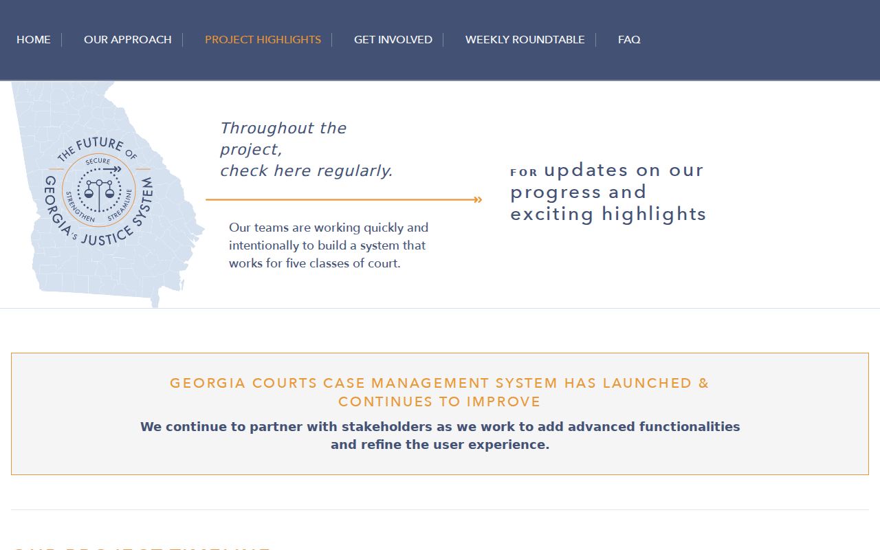 Catoosa County court docket Georgia court technology project